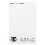 "From The Desk Of" Chiropractic Stationery