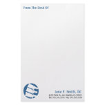 "From The Desk Of" Chiropractic Stationery