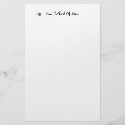   Desk Stationary on From The Desk Of Mimi Stationery Design From Zazzle Com