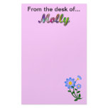 From the desk of Molly Stationery