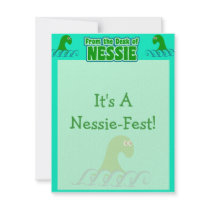 From the desk of Nessie! invitations