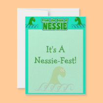From the desk of Nessie! invitations