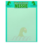 From the desk of Nessie! letterhead