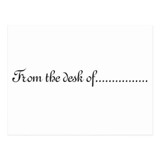 From The Desk Of Cards | Zazzle