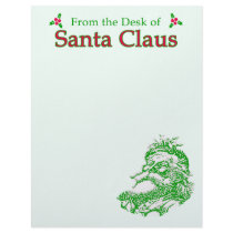 From the Desk of Santa Claus Letterhead by CustomizeACard From the Desk of Santa Claus Letterhead