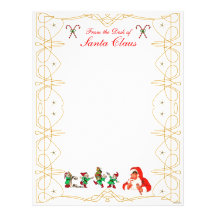 From the Desk of Santa Claus Letterhead