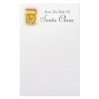 From The Desk of Santa Claus stationery