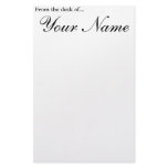From the desk of... stationery