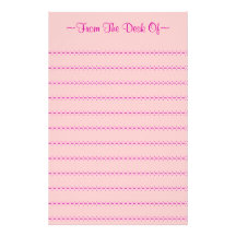 ~From The Desk Of~ Stationery Paper