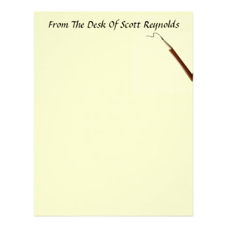 From The Desk Of Letterhead | Zazzle