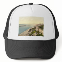 From the East Cliff, Bournemouth, England vintage Trucker Hats