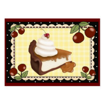 From the Kitchen Card - Pie / Cheesecake - SRF Business Card Templates