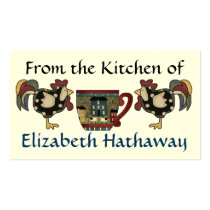 "From The Kitchen Of" Cards by SRF Business Card Templates