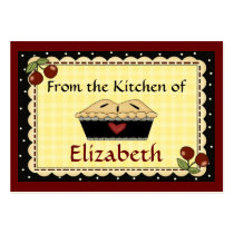 "From The Kitchen Of" Cards by SRF Business Card Template