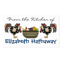 "From The Kitchen Of" Cards by SRF Business Card