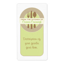 From the Kitchen Of Container Labels (avacado)