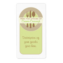 From the Kitchen Of Container Labels (avacado)