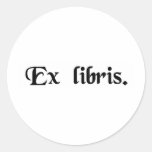From the Library. Round Stickers