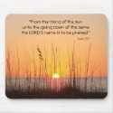 "From the rising of the sun unto the g... mousepads by Kdimino "From the rising of the sun unto the g... mousepads