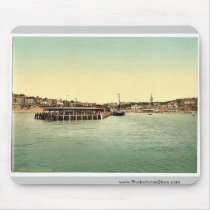 From the sea, Bournemouth, England vintage Photoch Mouse Pad