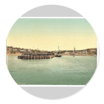 From the sea, Bournemouth, England vintage Photoch Stickers