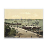 From the Sea Garden, the harbor, Kiel, Schleswig-H Post Cards