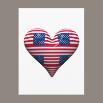 From the USA with Love Postcard