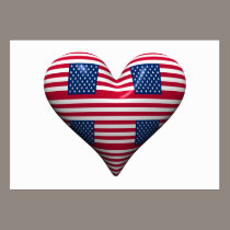 From the USA with Love Profile Card business cards