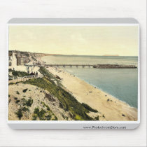 From the West Cliff, Bournemouth, England vintage Mouse Pads