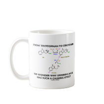 From Tryptophan To Serotonin (Chemistry Humor) Mugs