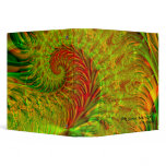 Frond · Fractal Art · Green & Red binders