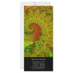 Frond · Fractal Art · Green & Red rack cards