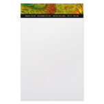 Frond · Fractal Art · Green &amp; Red Stationery Paper