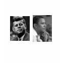 FRONT/BACK JFK/OBAMA/hope reborn/speech quote t-shirts