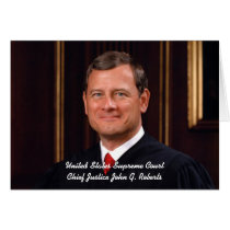 Front: Chief Justice John G. Roberts Cards