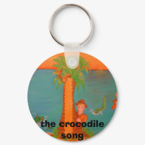 front cover of crocodile book, the crocodile song keychains