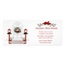 Front Door Welcome Holiday Invitation
