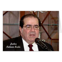 Front: Justice Antonin Scalia Greeting Cards