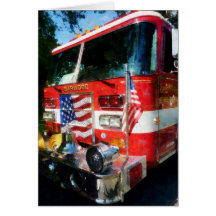 Front of Fire Engine Cards