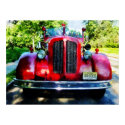 Front of Old Fire Engine print