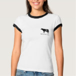 Front only black logo shirts