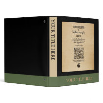 Front Piece to A Midsummer Nights Dream Quarto Binders