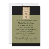 Front Piece to Much Ado About Nothing Quarto Personalized Announcements