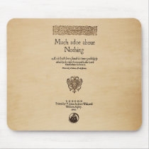 Front Piece to Much Ado About Nothing Quarto Mouse Pad