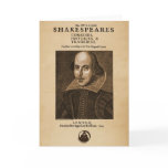 Front Piece to Shakespeare's First Folio cards