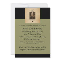Front Piece to Shakespeare's First Folio Custom Announcements