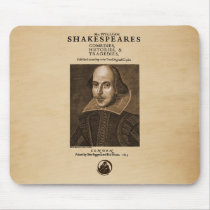 Front Piece to Shakespeare's First Folio Mouse Pads