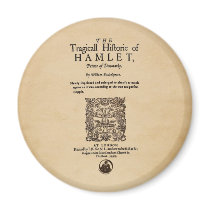 Front Piece to the Hamlet Quarto (1605 version) magnets