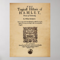 Front Piece to the Hamlet Quarto (1605 version) Print