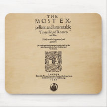 Front Piece to the Romeo & Juliet Quarto (1599) Mousepad